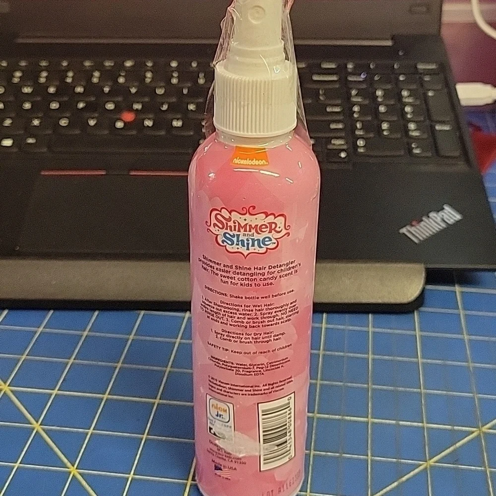 Nickelodeon Shimmer & Shine Hair Detangler 236ml New Cotton Candy